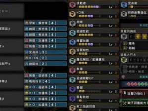 怪物猎人技能升级攻略（掌握技能升级的秘诀，打造无敌猎人军团！）