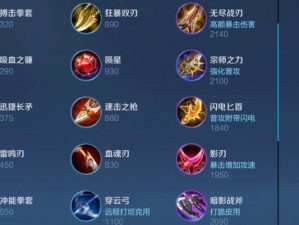 韩信打法出装另外攻略（以韩信为主角，揭示打法出装的关键）