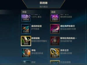 英雄联盟射手出装攻略大全（打造强力射手装备！尽在这份攻略！）